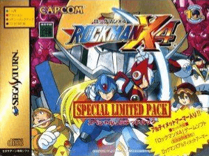 Rockman X4 box art for Sega Saturn